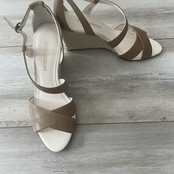 Like new Enzo Angiolini leather wedges - Picture 4 of 5